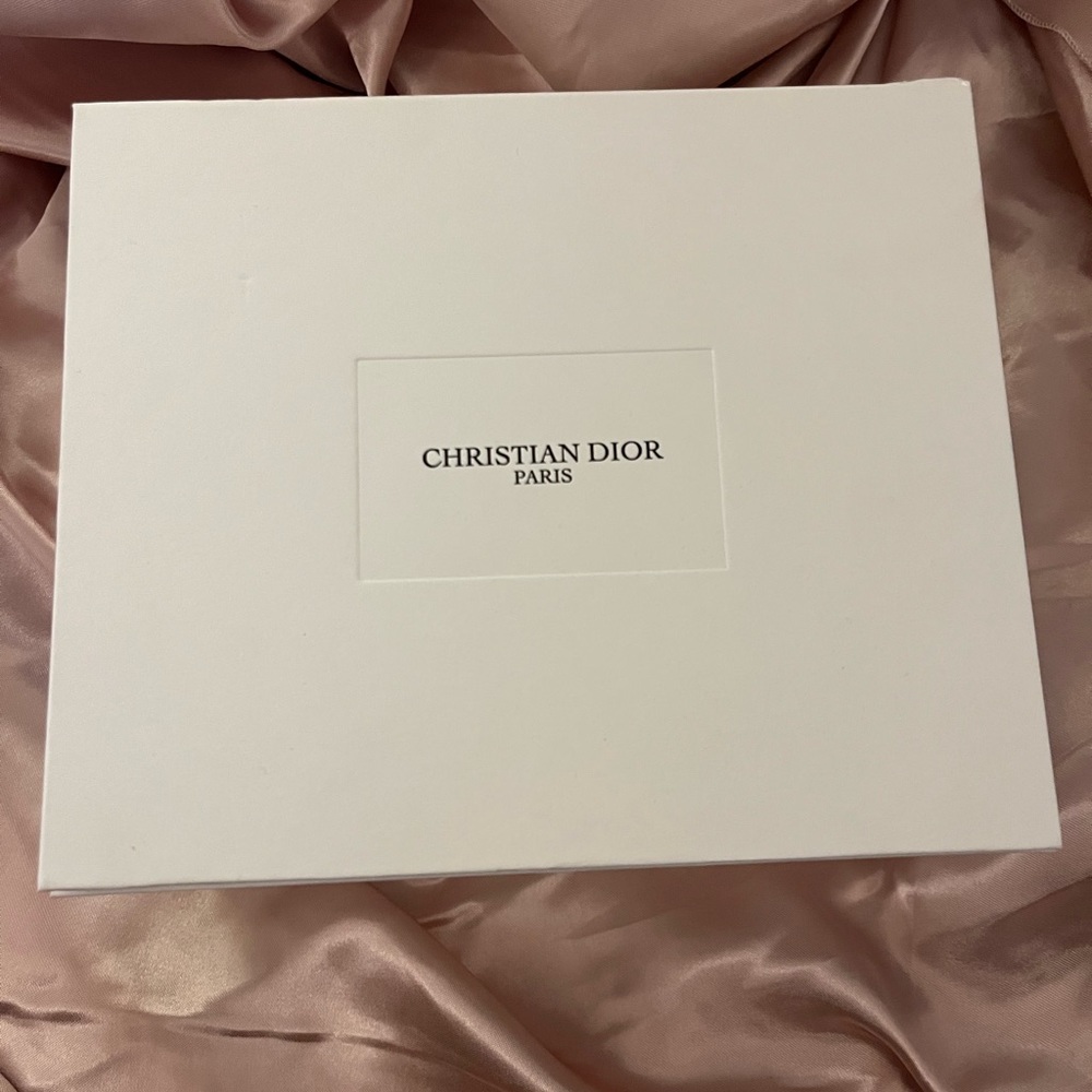 Empty Christian Dior gift box